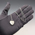 Vintage Sterling Silver Heart Locket Pendant with Necklace